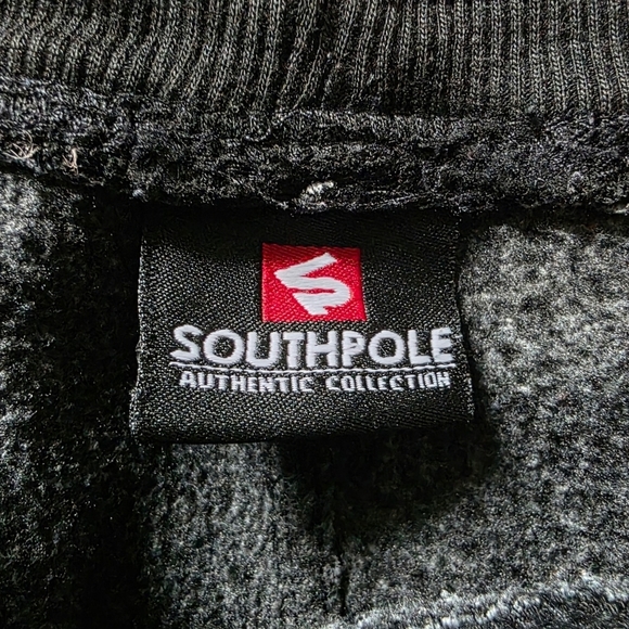 South Pole Men's Jogger Sweat Pants, Gray And Black, Size Small - Picture 4 of 8